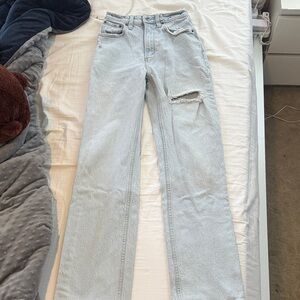 Abercrombie & Fitch Light Blue Straight Leg Jeans